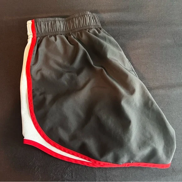 Nike Black and Red Athletic Shorts - Picture 5 of 15
